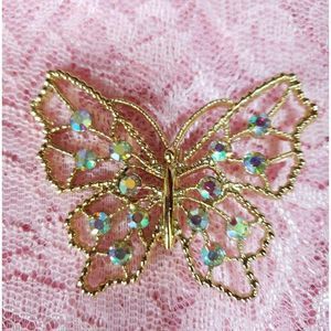 Vintage Butterfly Costume Pin